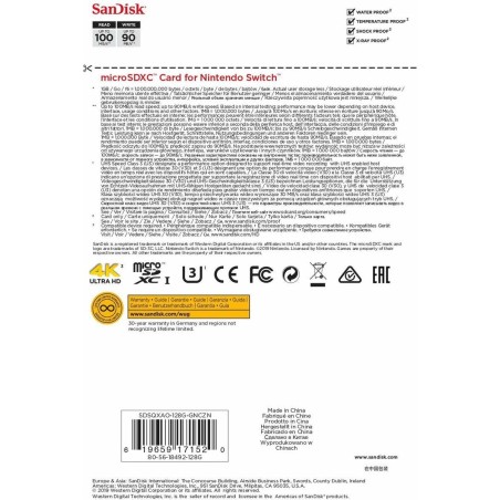 SanDisk microSDXC 128GB 100MB/s