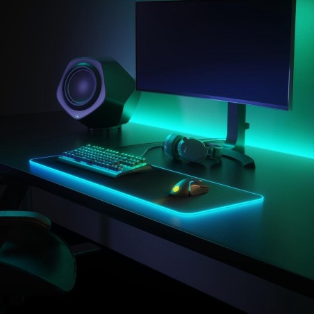 SteelSeries QcK Prism XL Musemåtte med lys - Optimer dit gameplay med stil og præcision!
