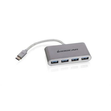 IOGEAR HUB-C USB-C til 4-Port - Kraftfuld og Alsidig USB-C Løsning (GUH3C14)
