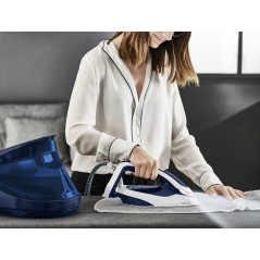 Tefal Pro Express Vision GV9812E0 Dampstrygejern 3000W - Effektiv, Hurtig og Elegant Strygning i Blå/Hvid!