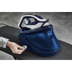 Tefal Pro Express Vision GV9812E0 Dampstrygejern 3000W - Effektiv, Hurtig og Elegant Strygning i Blå/Hvid!