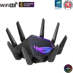 ASUS ROG Rapture GT-AXE16000 Trådløs Router - Lynhurtig Gaming Ydeevne & Uovertruffen Dækning!
