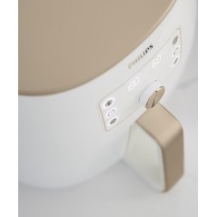 Philips Premium Collection HD9870 Airfryer XXL - Sund Madlavning med 2.225kW Hvid/Perle - Optimal Droning af Smag!