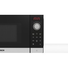Bosch Serie | 2 FFL023MS2 Mikrobølgeovn - Elegant Rustfrit Stål til Hurtig Madlavning!