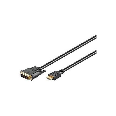 Goobay DVI-D til HDMI 3m Kabel - Høj Kvalitet og Optimal Ydelse - Varenummer: 4040849515811