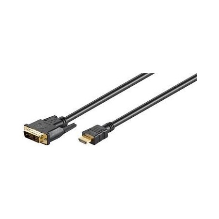 Goobay DVI-D HDMI 3m Black