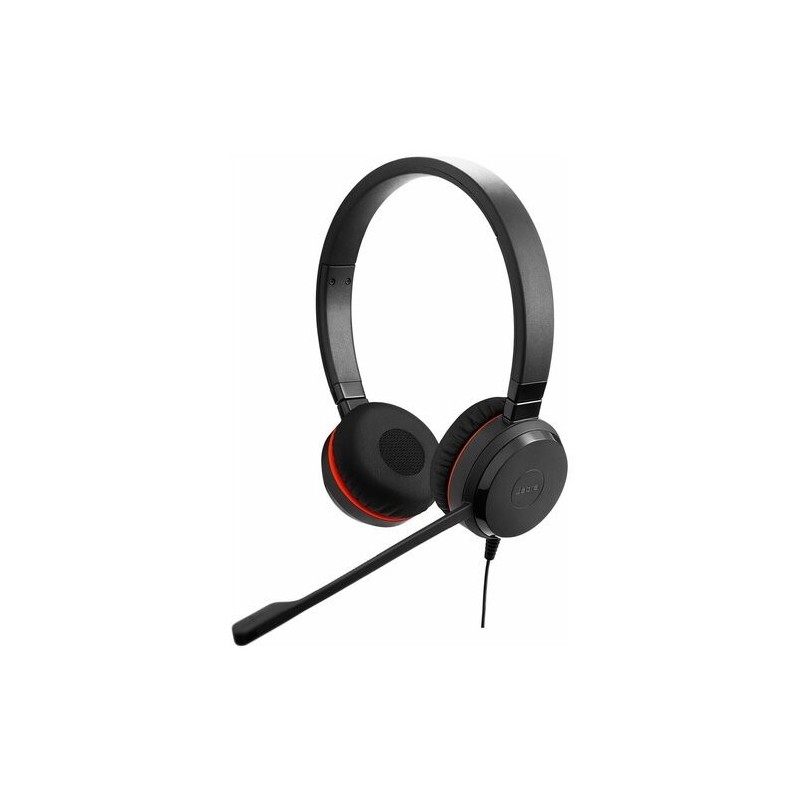 Jabra Evolve 30 II MS stereo Kablet Høretelefoner Sort Jabra Evolve 30 II MS stereo Kablet Høretelefoner Sort