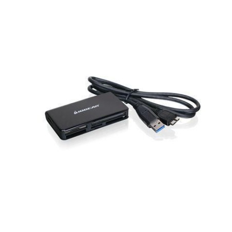 IOGEAR SuperSpeed USB 3.0 Kortlæser GFR381 - Lynhurtig Dataoverførsel & Kompakt Design