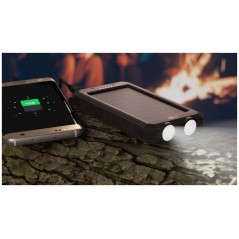 Goobay Outdoor PowerBank 80 - Kraftfuld 8000mAh Solarbanks, Ideel til Udendørs Eventyr - Varenr. 4040849492167