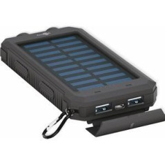 Goobay Outdoor PowerBank 80 - Kraftfuld 8000mAh Solarbanks, Ideel til Udendørs Eventyr - Varenr. 4040849492167