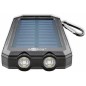 goobay Outdoor PowerBank 8.0 Solarstrømbank 8000mAh 2xUSB-A Sort goobay Outdoor PowerBank 8.0 Solarstrømbank 8000mAh 2xUSB-A Sort