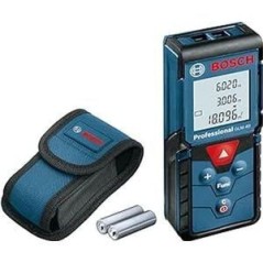 Bosch GLM 40 Laserafstandsmåler 40 m - Præcision & Kvalitet i Sort/Blå | Varenummer: 3165140790406