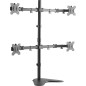 LogiLink Quad Monitor Desk Stand Stativ 4 LCD displays 13-32