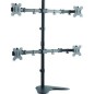 LogiLink Quad Monitor Desk Stand Stativ 4 LCD displays 13-32