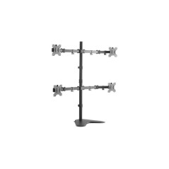 LogiLink Quad Monitor Desk Stand - Stativ til 4 LCD displays 13-32" | Optimal Plads & Ergonomi