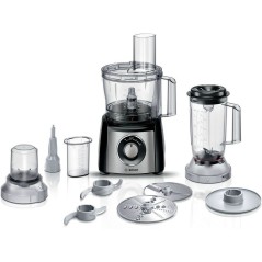 Bosch MultiTalent 3 MCM3501M Køkkenmaskine Børstet rustfrit stål/sort