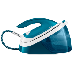 Philips PerfectCare Compact Essential GC6840 Dampstrygejern 2400W - Effektiv, Kompakt & Elegant Blå Hvid
