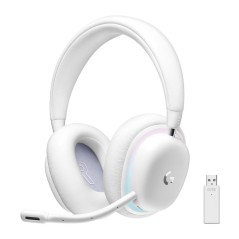Logitech G G735 Trådløs Headset Hvid - Overlegen Lyd, Komfortabelt Design og Stilfuld Elegance