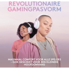 Logitech G G735 Trådløs Headset Hvid - Overlegen Lyd, Komfortabelt Design og Stilfuld Elegance