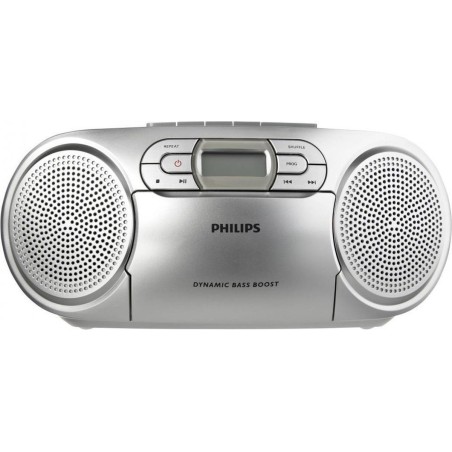 Philips AZ127 Boombox Sølv