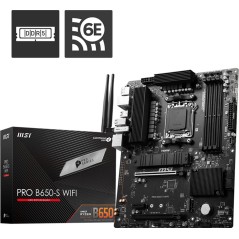 Køb MSI PRO B650-S WIFI ATX Socket AM5 - Optimal Ydeevne til AMD B650!