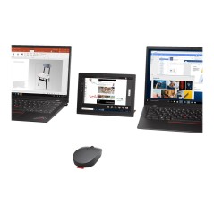 Lenovo Go Multi-device Blå Optisk Trådløs Mus - Effektiv, Stilfuld og Komfortabel Gaming!