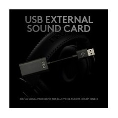 Logitech G Pro X Kabling Headset Sort - Professionelt Gamingheadset med Overlegen Lydkvalitet og Komfort