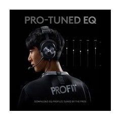 Logitech G Pro X Kabling Headset Sort - Professionelt Gamingheadset med Overlegen Lydkvalitet og Komfort