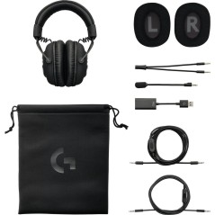 Logitech G Pro X Kabling Headset Sort - Professionelt Gamingheadset med Overlegen Lydkvalitet og Komfort