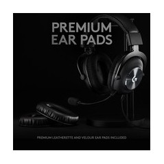 Logitech G Pro X Kabling Headset Sort - Professionelt Gamingheadset med Overlegen Lydkvalitet og Komfort