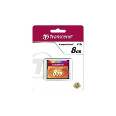 Transcend CompactFlash-kort 8GB - Hurtig, Pålidelig og Ideel til Dine Behov! Varenummer: 0760557810322