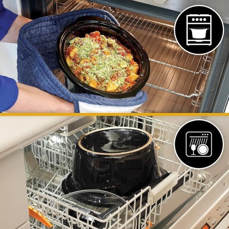 Crock-Pot Slow cooker 7.5liter 320W Rustfrit stål