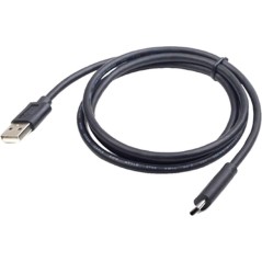 Kabel i høj kvalitet: Cablexpert USB 2.0 Type-C kabel 1m - Sort | Varenr. 8716309086547