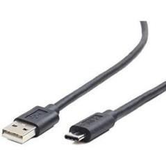 Kabel i høj kvalitet: Cablexpert USB 2.0 Type-C kabel 1m - Sort | Varenr. 8716309086547