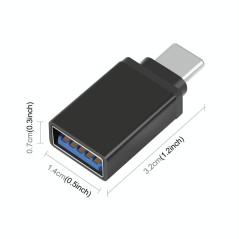 USB-C to USB-A Adapter – Fast Data Transfer | Compatible with Laptop, Smartphone & Tablet | UltraShop