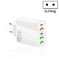 65W QuickCharge 3.0 & PD Multi-Port Vægoplader - Hvid