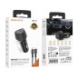 BOROFONE BZ31B PD30W Biloplader Sæt – Type-C til 8-Pin Kabel BOROFONE BZ31B PD30W Biloplader Sæt – Type-C til 8-Pin Kabel