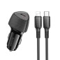 BOROFONE BZ31B PD30W Biloplader Sæt – Type-C til 8-Pin Kabel BOROFONE BZ31B PD30W Biloplader Sæt – Type-C til 8-Pin Kabel