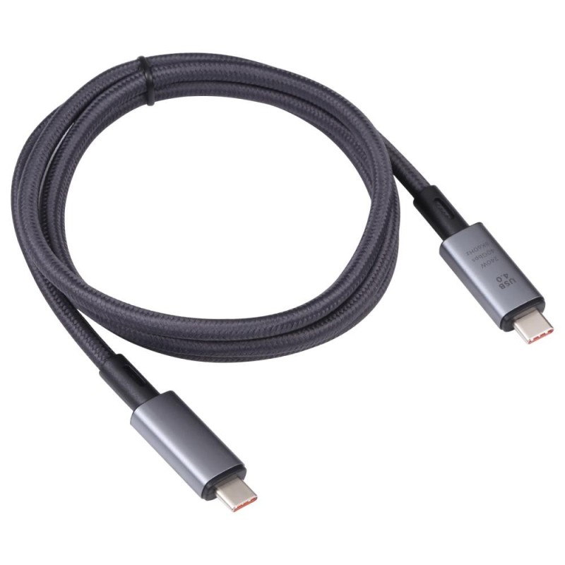 8K USB-C to USB-C Video Cable - 40Gbps, USB 4 Compatible, 1m, Black