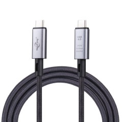 8K USB-C to USB-C Video Cable - 40Gbps, USB 4 Compatible, 1m, Black | High-Speed Data Transfer
