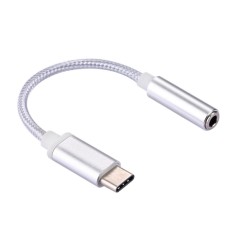 USB-C til 3,5mm Audio Adapter – 10 cm Vævet Kabel | UltraShop