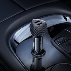 BOROFONE BZ31A Dual-Port USB Car Charger – Black | UltraShop