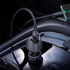 BOROFONE BZ31A Dual-Port USB Car Charger – Black | UltraShop