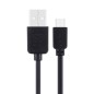 HAWEEL 1m Mikro-USB til USB Kabel – Hurtig Opladning & Data Sync (Sort)