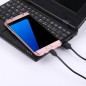 HAWEEL 1m Mikro-USB til USB Kabel – Hurtig Opladning & Data Sync (Sort)