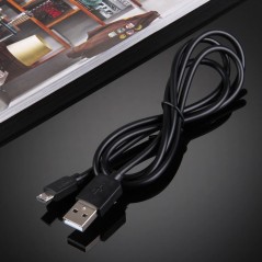 HAWEEL 1m Mikro-USB til USB Kabel – Hurtig Opladning & Data Sync (Sort) | UltraShop