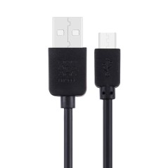 HAWEEL 1m Mikro-USB til USB Kabel – Hurtig Opladning & Data Sync (Sort) | UltraShop