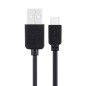 HAWEEL 1m Mikro-USB til USB Kabel – Hurtig Opladning & Data Sync (Sort)