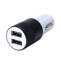 5V Dual USB Billader – 2.1A/1A Cigarette Lighter Adapter (Sort) | UltraShop