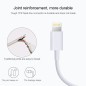 USB Data Sync & Charging Cable for iPhone/iPad – 2m (White)